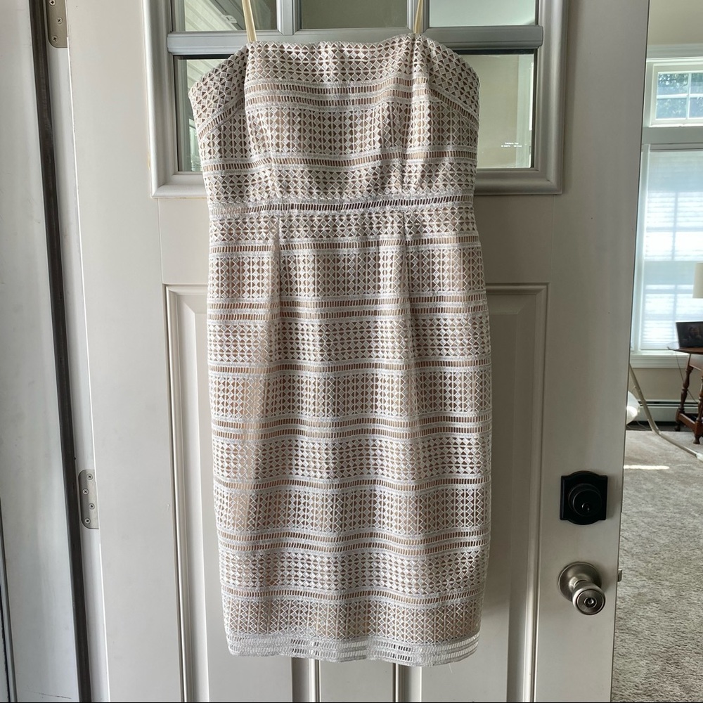 Adrianna Papell strapless dress